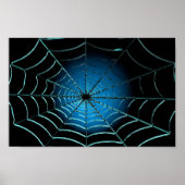 Cool Blue Spider Web ポスター (正面)
