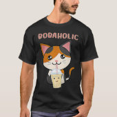 Cool Boba Holic Boba Bubble Tea Lovers 1 Tシャツ (正面)