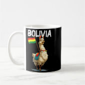 Cool Bolivian Llama Costume For Bolivia Lovers コーヒーマグカップ (左)