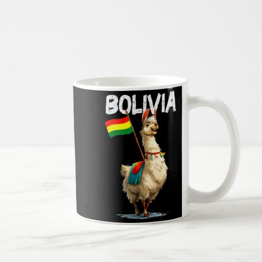 Cool Bolivian Llama Costume For Bolivia Lovers コーヒーマグカップ (右)