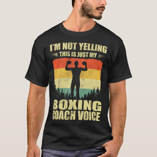 Cool Boxing Coach For Men Women Team Boxing Coachi Tシャツ (正面)