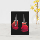 Cool Boxing Gloves For Boxer Fighting Lover Men Wo カード (黄色い花)