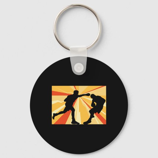 Cool Boxing, Mma, Kickboxing Cross Punch  キーホルダー (正面)