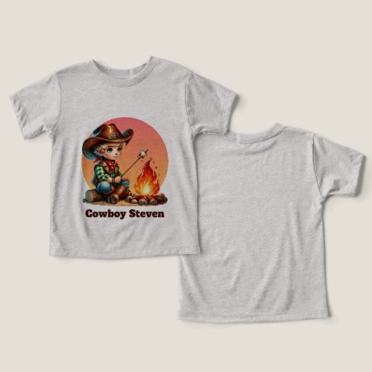 Cool boys cowboy customizable  (デザイン正面&裏面)