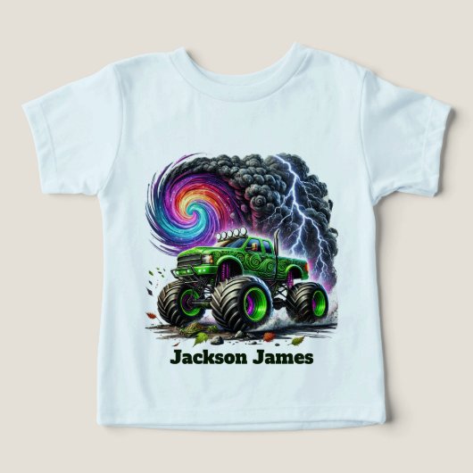 Cool boys monster truck customizable  (デザイン正面)