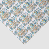 Cool boys tiled baby shower pattern 薄葉紙 (詳細)