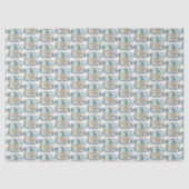 Cool boys tiled baby shower pattern 薄葉紙 (正面)