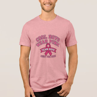 Cool Boys Wear Pink Breast Cancer Awareness Shirt トライブレンドＴシャツ