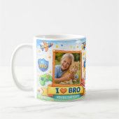 Cool Bro Photo Collage Yellow Ribbon コーヒーマグカップ (左)