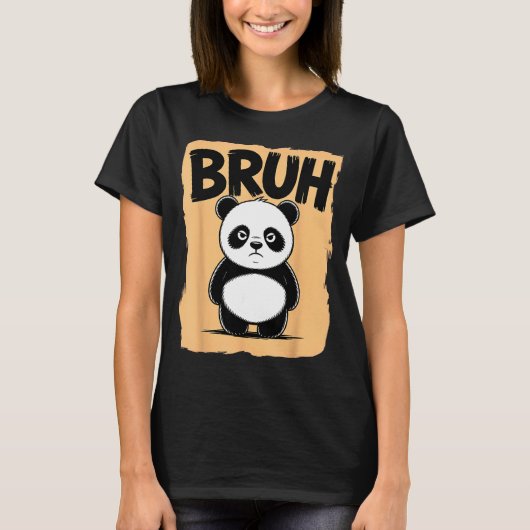 Cool Bruh Panda Men Women Kids Teens Funny Bruh Pa Tシャツ (正面)