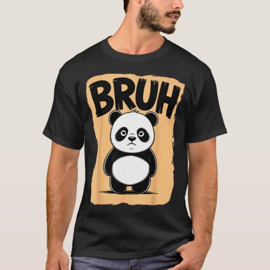 Cool Bruh Panda Men Women Kids Teens Funny Bruh Pa Tシャツ (正面)