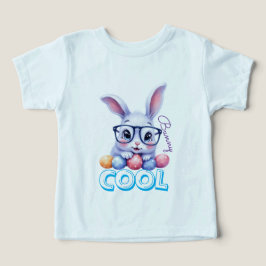 Cool Bunny Easter Personalized Name Kids