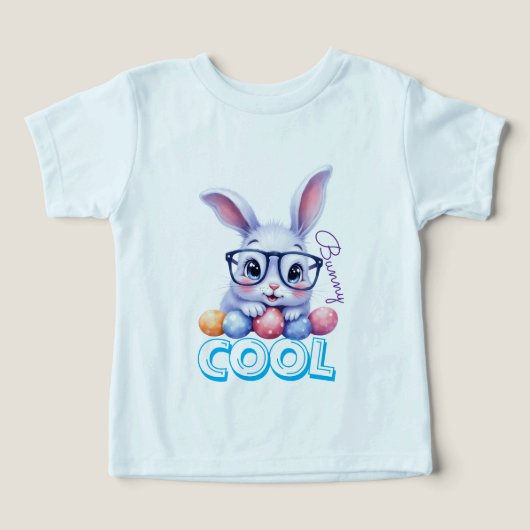 Cool Bunny Easter Personalized Name Kids (デザイン正面)