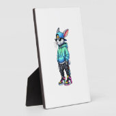 Cool Bunny Rabbit Sunglasses Easter Day For Boys M フォトプラーク (側面)