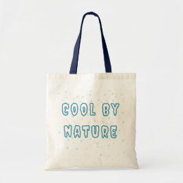 Cool by Nature ミニマル・タイポグラフィー トートバッグ