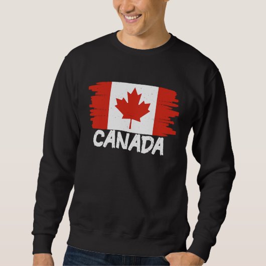 Cool Canada Flag スウェットシャツ (正面)