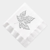 Cool Canada Tableware Retro Maple Leaf Souvenir  箔ナプキン (右)