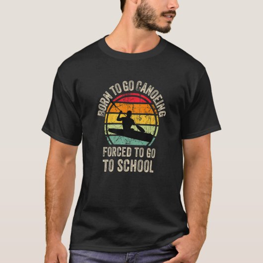 Cool Canoeing Kayaking Graphic for Son Canoeing pa Tシャツ (正面)