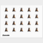 Cool Capybara Sticker ラウンドシール (シート)