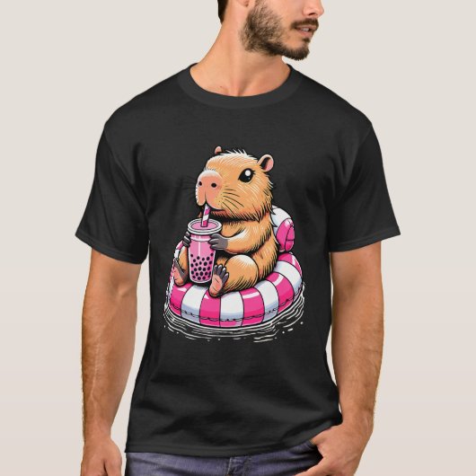 Cool Capybara Vibes - Funny Capybara Gift - Cute C Tシャツ (正面)