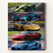 Cool Car Notebook That Has Your Name On It ノートブック (裏面)