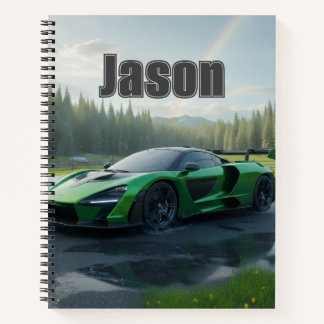 Cool Car Notebook That Has Your Name On It ノートブック
