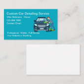 Cool Car Wash Detailing Service 名刺 (正面/裏面)