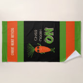 Cool Carrot Collection ビーチタオル (正面)