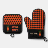 Cool Carrot Collection 鍋つかみ&鍋敷きセット (正面)