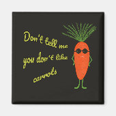 Cool Carrot Squad Black マグネット (正面)