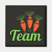 Cool Carrot Squad Black マグネット (正面)