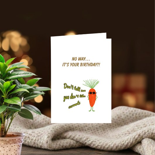 Cool Carrot Squad Collection Birthday カード