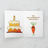 Cool Carrot Squad Collection Birthday カード (内部)