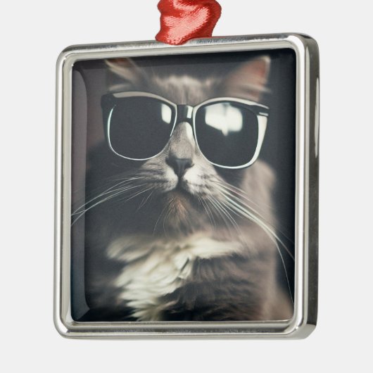 Cool Cat メタルオーナメント (左)