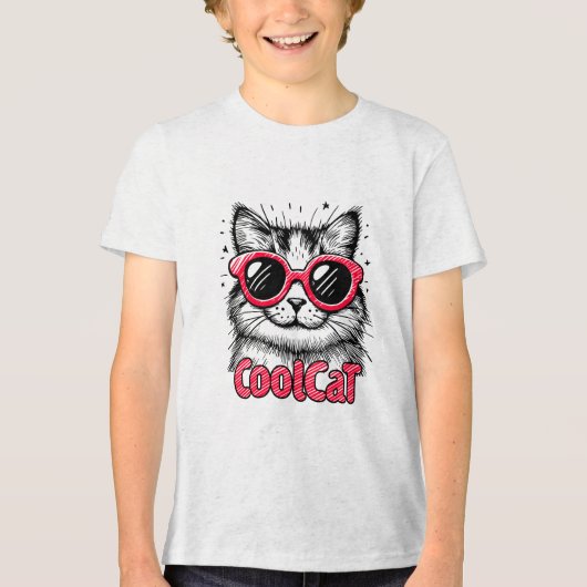 Cool Cat 1 トライブレンドＴシャツ (正面)