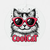 Cool Cat 1 メタルオーナメント (正面)
