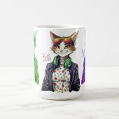 Cool Cat Boss – 面白い猫好きへのギフト コーヒーマグカップ (中央)