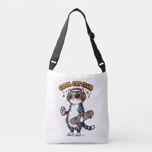Cool Cat Club クロスボディバッグ (正面)