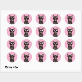 COOL CAT CUTE TABBY STICKERS ラウンドシール (シート)