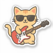 Cool Cat Electric Guitar シール (正面)