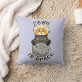 Cool Cat in space Cat Astronaut Cosmic animal Moon クッション (ブランケット)