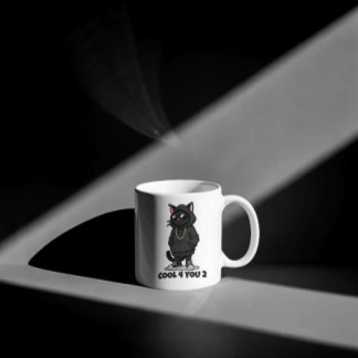 Cool Cat mug– Funny Streetwear Cat Design "Cool コーヒーマグカップ