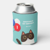 Cool Cat Party Balloon Kids Birthday 缶クーラー (缶裏面)