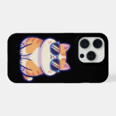 Cool Cat Phone Case – Attiと一緒のスタイリッシュな保護 iPhoneケース (裏面横)