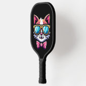 Cool Cat Pickleball Paddle – Quirky Sports Gear ピックルボールラケット (左)