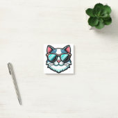 Cool Cat Post-it® Notes – Stylish Feline Memo Pads ポストイット (オフィス)