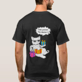 Cool Cat Self-Care Vibes Tシャツ (裏面)