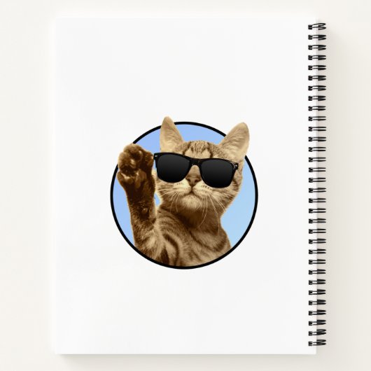 Cool Cat Spiral Notebook    ノートブック (裏面)