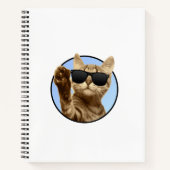 Cool Cat Spiral Notebook    ノートブック (正面)