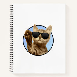 Cool Cat Spiral Notebook    ノートブック